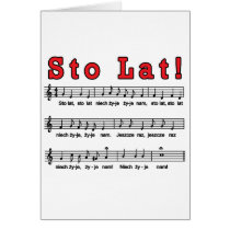 Sto Lat! Song cards