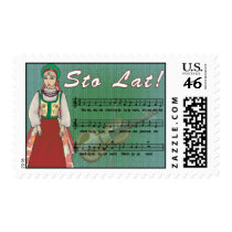Sto Lat Song Custom Postage postage