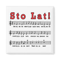 Sto Lat! Song magnets
