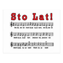 Sto Lat! Song postcards