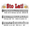 Sto Lat! Song With Beer Mugs posters