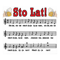 Sto Lat! Song With Beer Mugs posters