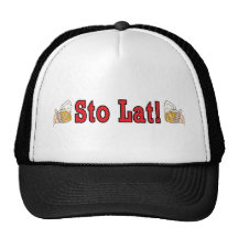 Sto Lat! With Beer Mugs Hat