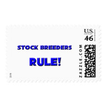 Stock Breeders Rule! postage