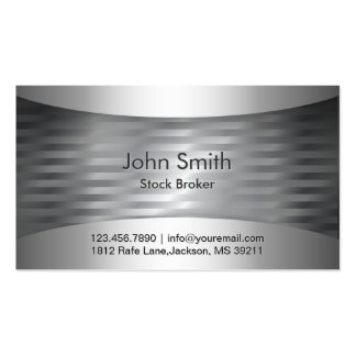 stock trader business card