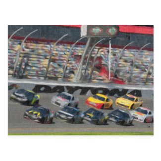 Stock Car Racing Post Cards