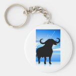 Stock Market Bull Keychain