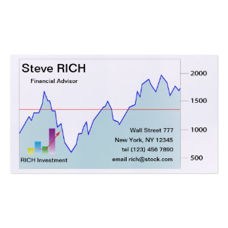 Stock Market Business Cards &amp; Templates | Zazzle