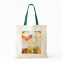 Stock market organic products tote bags