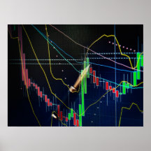 Stock market print