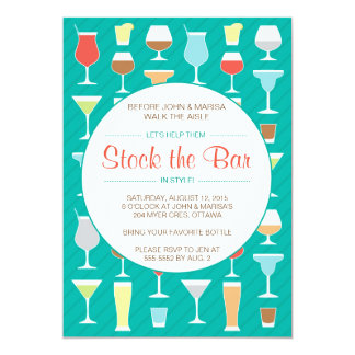 Stock The Bar Invitations &amp; Announcements | Zazzle