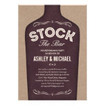 Stock the Bar Shower Invitations