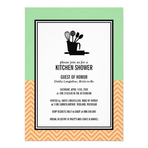 Stock the Kitchen Bridal Shower Invitations