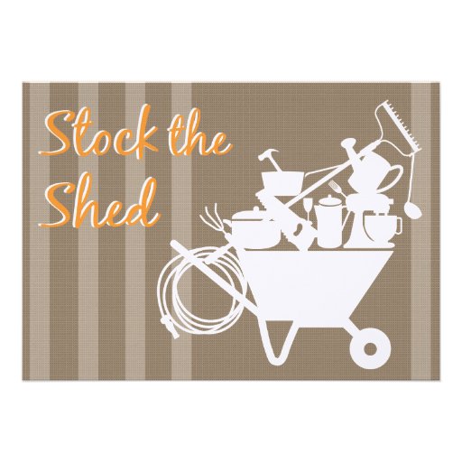 Stock the Shed | Wedding Shower Invitation