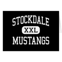 Stockdale - Mustangs - High - Bakersfield Greeting Card
