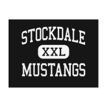Stockdale - Mustangs - High - Bakersfield Postcard