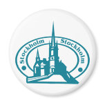 Stockholm Stamp Fridge Magnets