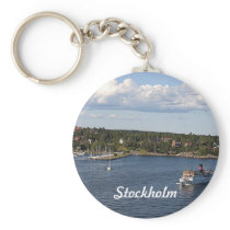 Stockholm Sweden Bay Keychains