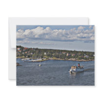 Stockholm Sweden Port Personalized Invitation
