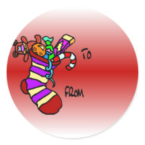 Stocking Sticker stickers