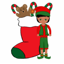 Stocking with Toys Jangles Ornament photo sculptures
