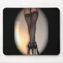 Stockings and High Heels Mouspad mousepad