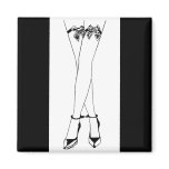 Stockings Bows &amp; Cuffs Fridge Magnets