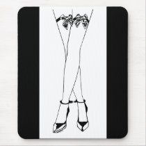 Stockings Bows & Cuffs mousepads