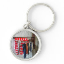 Stockings Hanging to Dry Key Chain