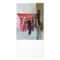 Stockings Hanging to Dry photo cards