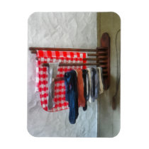 Stockings Hanging to Dry Vinyl Magnet