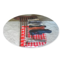 Stockings Hanging to Dry Sticker
