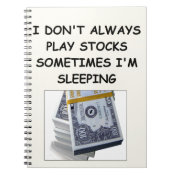 stocks spiral notebook