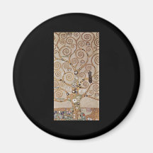 Stoclet Fries Tree Of Life Refrigerator Magnet