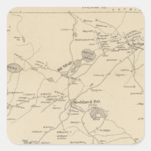 Stoddard, Cheshire Co Square Stickers