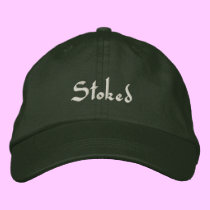 Stoked embroidered hats