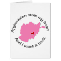 Stole my Heart Afghanistan Card