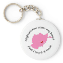Stole my Heart Afghanistan Keychain