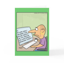 Stolen Identity Greeting Card