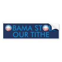 Stolen Tithe bumper stickers
