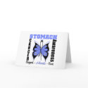 Stomach Cancer Awareness Butterfly cards by giftsforawareness Stomach Cancer Awareness Butterfly cards