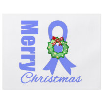 Stomach Cancer Awareness Merry Christmas Ribbon Personalized Flyer