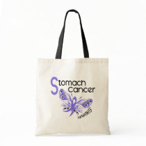 Stomach Cancer BUTTERFLY 3.1 bags by awarenessgifts Stomach Cancer BUTTERFLY 3.1 bags