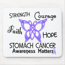 Stomach Cancer Celtic Butterfly 3 mousepads