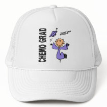 Stomach Cancer CHEMO GRAD 1 hats by awarenessgifts Stomach Cancer CHEMO GRAD 1 hats