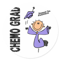 Stomach Cancer CHEMO GRAD 1 stickers