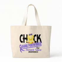 Stomach Cancer Chick Gone Periwinkle 2 bags by awarenessgifts Stomach Cancer Chick Gone Periwinkle 2 bags