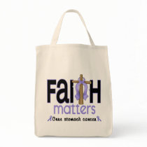 Stomach Cancer Faith Matters Cross 1 bags by awarenessgifts Stomach Cancer Faith Matters Cross 1 bags