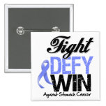 Stomach Cancer Fight Defy Win buttons