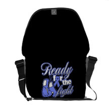 Stomach Cancer Gloves Ready For The Fight Messenger Bags